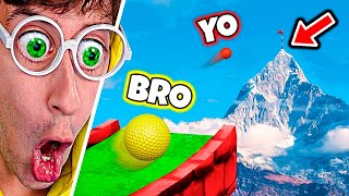 HOYO TROLL vs HERMANO 😂⛳! (muy imposible) - GOLF IT #12 TEKENDO