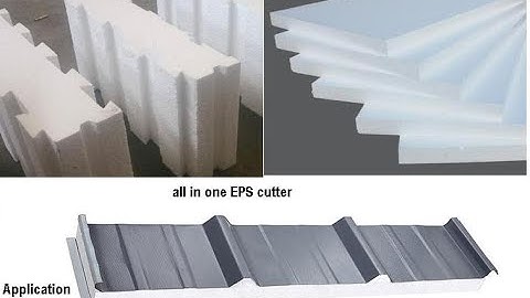 ALL in one eps cutting machine for interlocking EPS brick,EPS corrugation,EPS sheets etc.