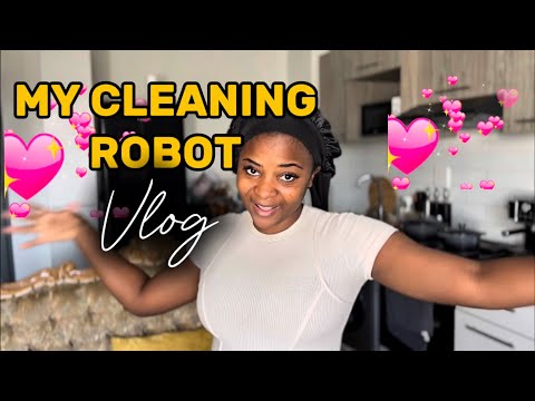MY CLEANING ROBOT VLOG 🤗