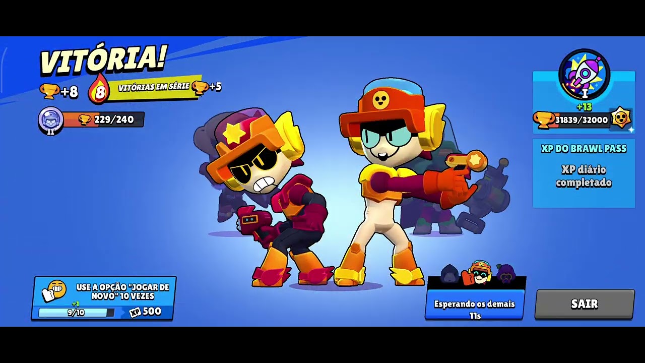 Subindo troféus no Larry e Lawrie Brawl Stars - YouTube