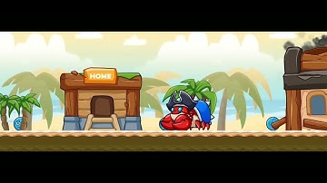 Ball V Red Boss Challenge! Level 12 [ Treasure island ] 🎋