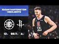 Isaiah Hartenstein was fierce in the paint against the Houston Rockets.| LA Clippers