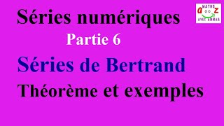 Séries de Bertrand Cours