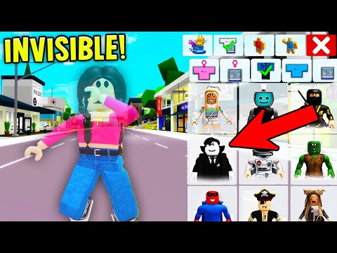 How To Turn INVISIBLE in Roblox BrookHaven 🏡RP (CRAZY HACK) 