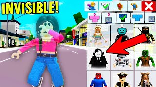 How to turn INVISIBLE in Roblox Brookhaven NEW UPDATE!