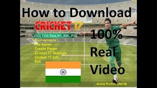 How to Download and Install Ea sports Cricket 17 for PC.. 100% full version screenshot 5