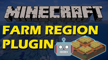 Automatic farming in Minecraft with Farm Region Plugin
