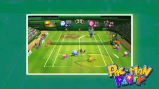 Pac-Man Party Tennis - Pac-Volley video game trailer Nintendo Wii screenshot 5