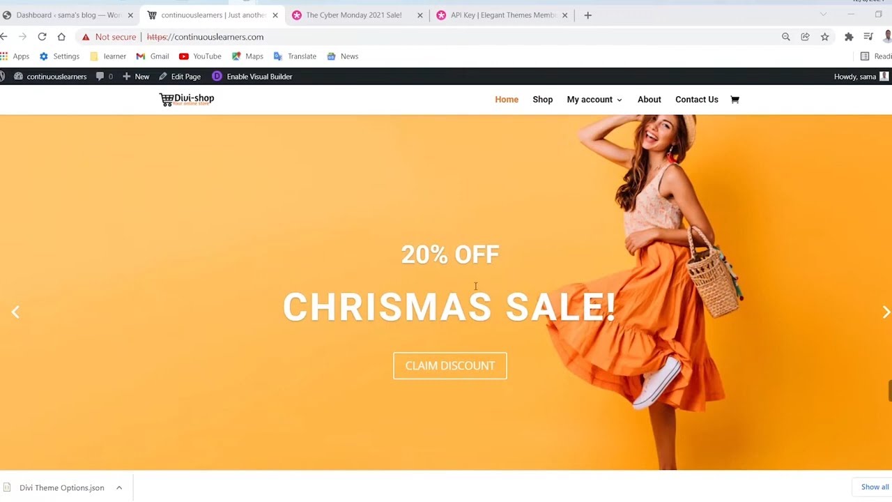 How To Create An eCommerce Website With WordPress 2023 || Divi Theme ...