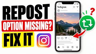 How to Fix the Missing Instagram Repost Option on Your Account