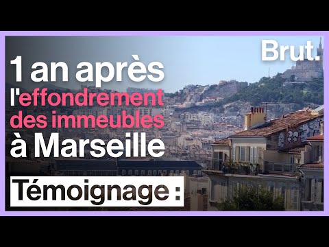 Effondrement des immeubles rue d'Aubagne à Marseille : 1 an après