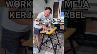 Meja Kerja Lipat yang cocok untuk bapak-bapak hobi DIY #workbench #diy #woodworking