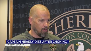 Family members save Wilson County deputy from choking to death during dinner
