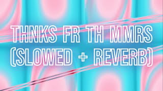 Thnks Fr Th Mmrs - Fall Out Boy (slowed + reverb / tiktok remix) with lyrics