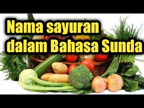 Bahasa Sunda Sayur Bayam