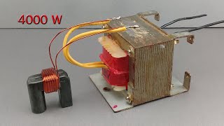 I Make AC 220V 4000W Electric Generator Homemade