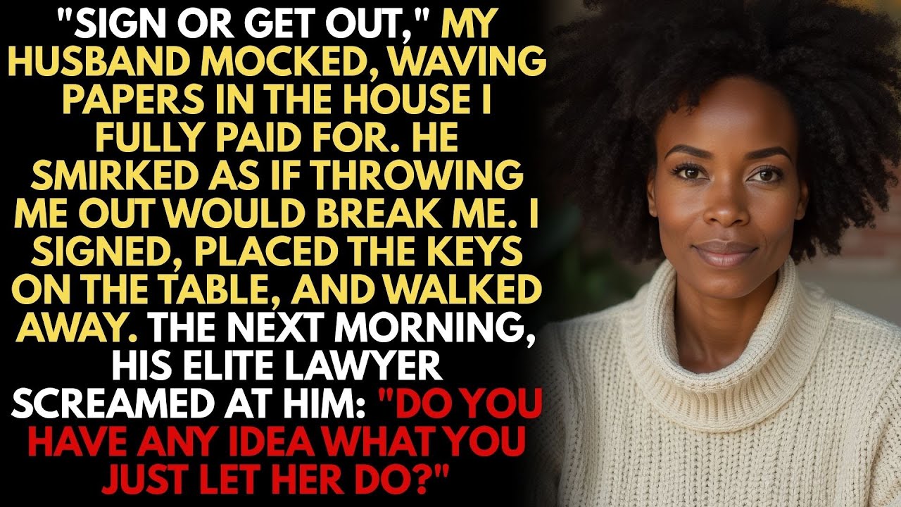 My Husband Forced Me To Sign Away My Mansion Until Lawyer Exposed He Just Committed Fraud