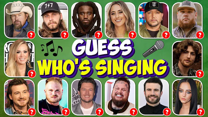 Guess WHO’S SINGING 🎤🎵 | Country Music Song Quiz