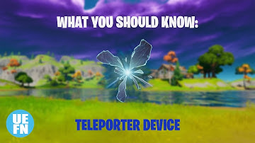 Teleporter Device - Everything You Should Know - UEFN Creative 2.0