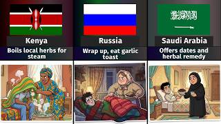 How Moms React When Their Child Gets Sick In Different Countries 🤒🌍