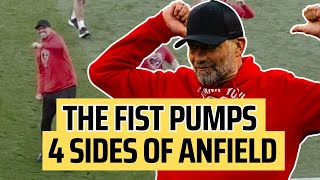 Jurgen Klopp's FINAL #LFC FIST PUMPS - Anfield from 3 different angles!