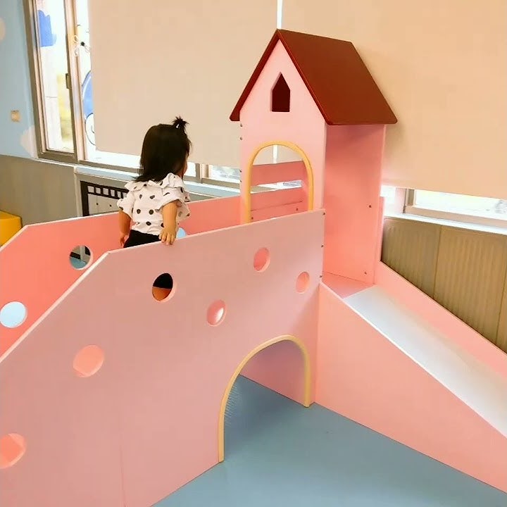 【北投親子館】讓我們來為您介紹，裡面有甚麼玩具和設施可以跑跳呢？(媞1Y9M8D)