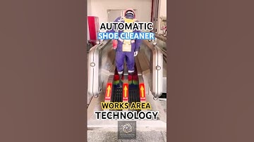 Automatic Shoe Cleaner Innovation! Advanced Technology for Work Areas