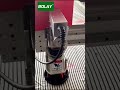 Single-layer striped fabric cutting machine with oscillating knife tool