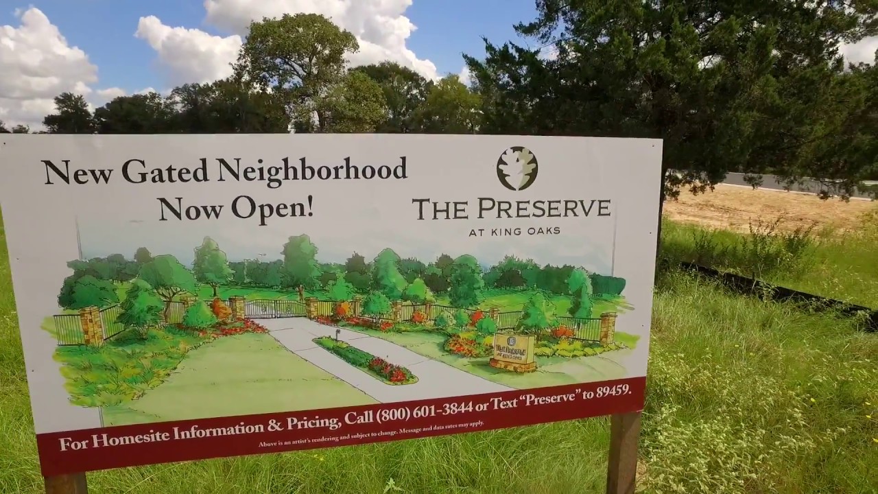 Drone Footage of The Preserve 1-3 Acre Gated Homesites