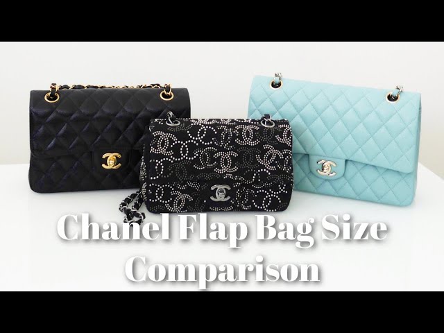 Chanel Classic Flap Size Comparison on Curves - PurseBop