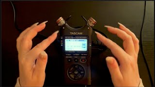 ASMR | Tascam tapping and scratching camera on top pov, no talking, heaven for ears