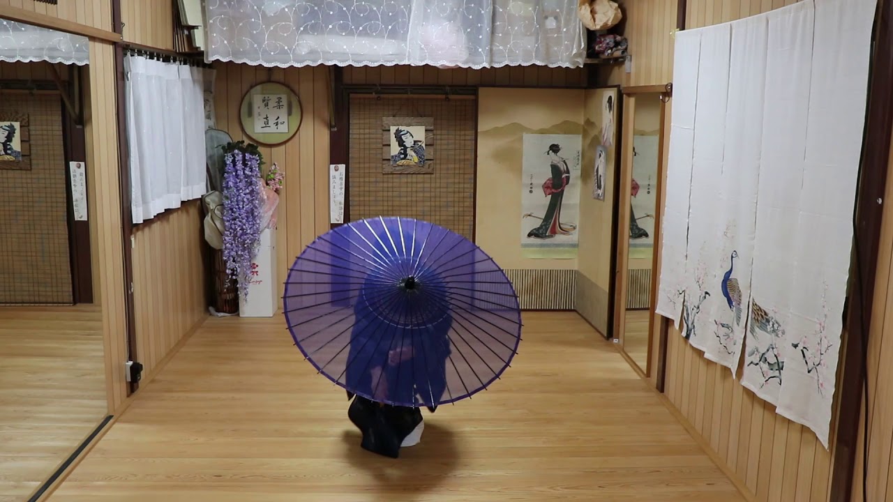 日本舞踊　柳の雨 【紫泉流千寿々】