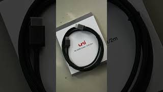 Essential Tech for M2 MacBook Pro 14‘ | 8K HDMI to HDMI Cable