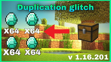 *NEW* Minecraft Bedrock v 1.16.201 Duplication Glitch !!