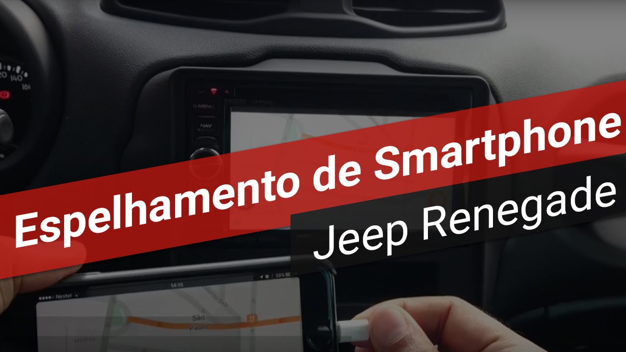 Jeep Renegade - Espelhamento de Smartphone (Central Multimídia Kenwood DNX5710BT)