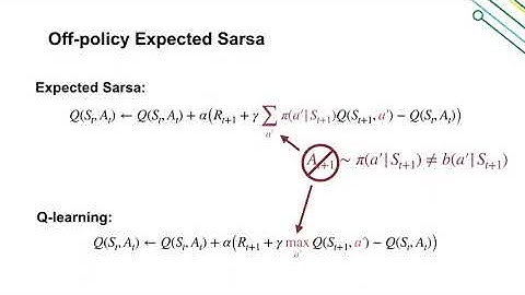 21 Generality of Expected Sarsa