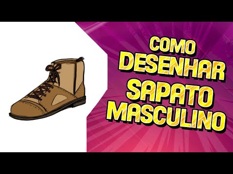 Como Desenhar Sapato Masculino