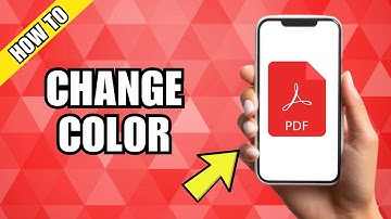 How To Change PDF Background Color in Mobile