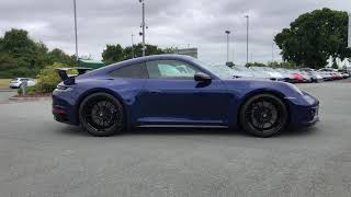 2021 Porsche 911 Carrera 4 GTS, in Gentian Blue Metallic