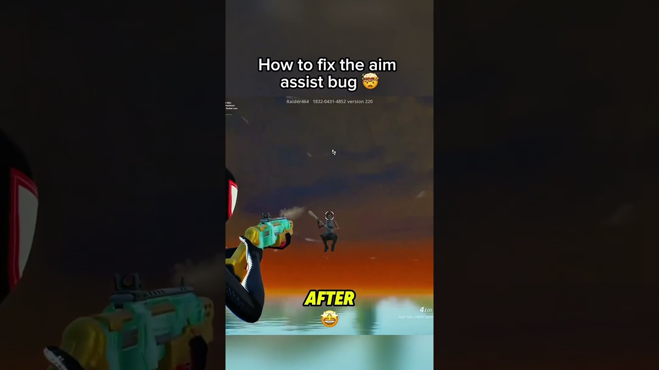 How to fix aim assist bug 🤫