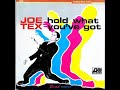 Israelitesjoe tex  hold what youve got 1965 extended version a message in the music