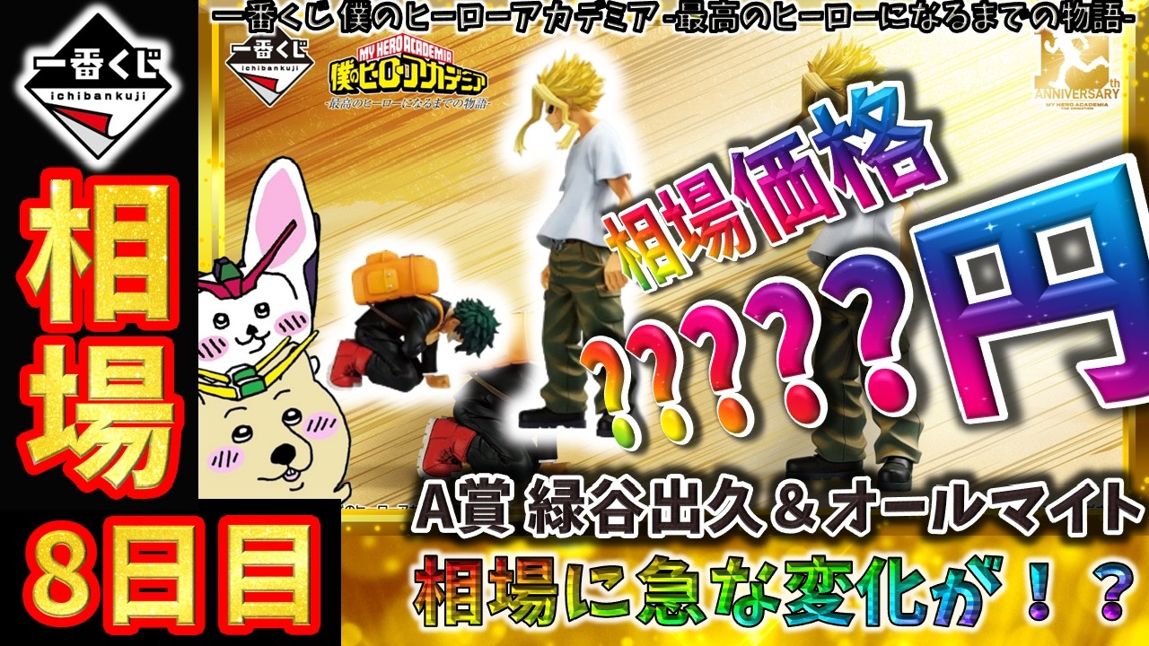 Ichiban Kuji Market Price Information] Day 8: The A Prize Izuku