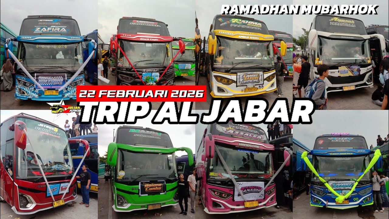 TRIP AL JABAR 22 FEBRUARI 2026‼️FULL BUS ARTIS, FULL TELOLET VIRAL🔥