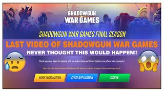 SHADOWGUN WAR GAMES SHOCKING UPDATE | SHADOWGUN WAR GAMES FINAL SEASON-6 |GAMES LAST SEASON BAD NEWS screenshot 5