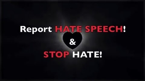 How to report at the Hate Speech Wacht - No Hate Speech Movement