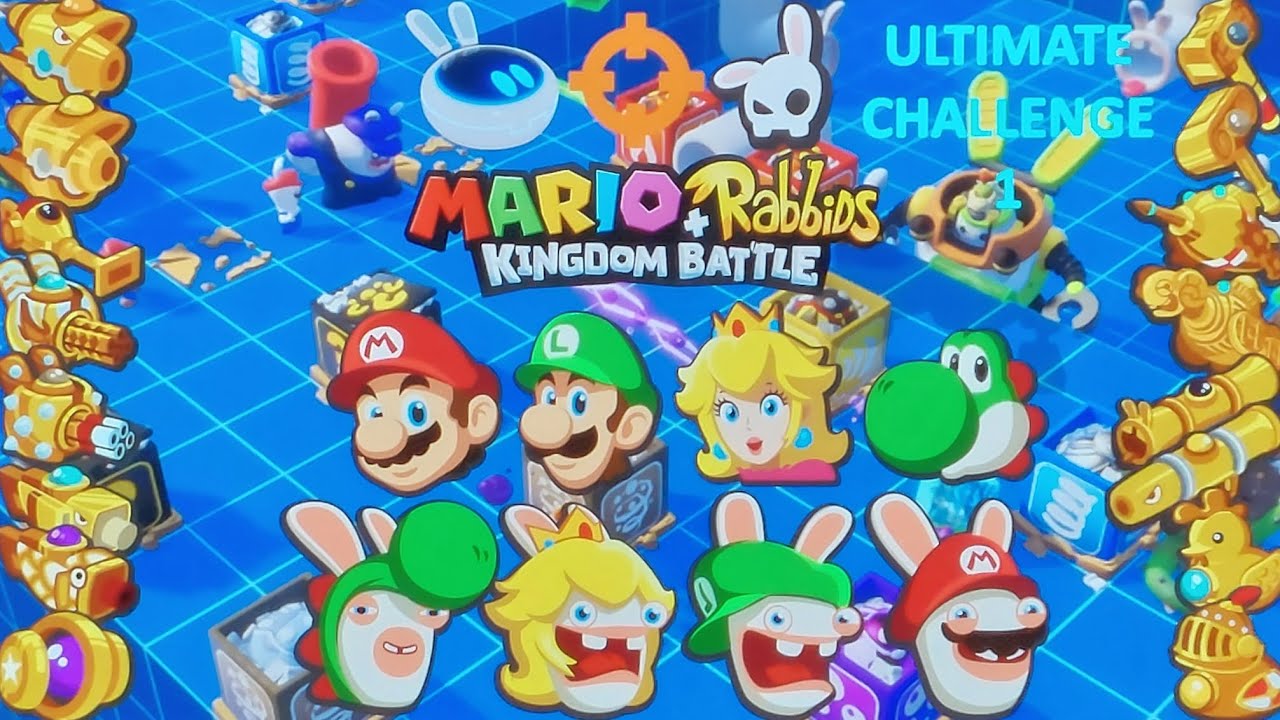 Mario + Rabbids: Kingdom Battle - Gold Weapons in Ultimate Challenge 1 ...