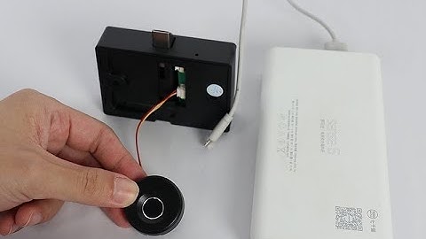 How to use the fingerprint cabinet lock F109