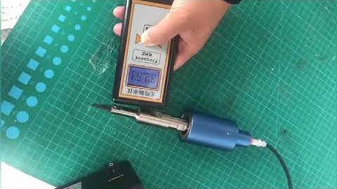 Frequency measuring meter detection process