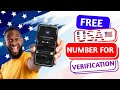 How To Get Free USA 🇺🇸 Number For All verification 2022 | Free us Number 2022