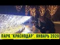 Парк Галицкого в Краснодаре. Живые карпы в январе 2020. 4-я очередь. Зима на юге.